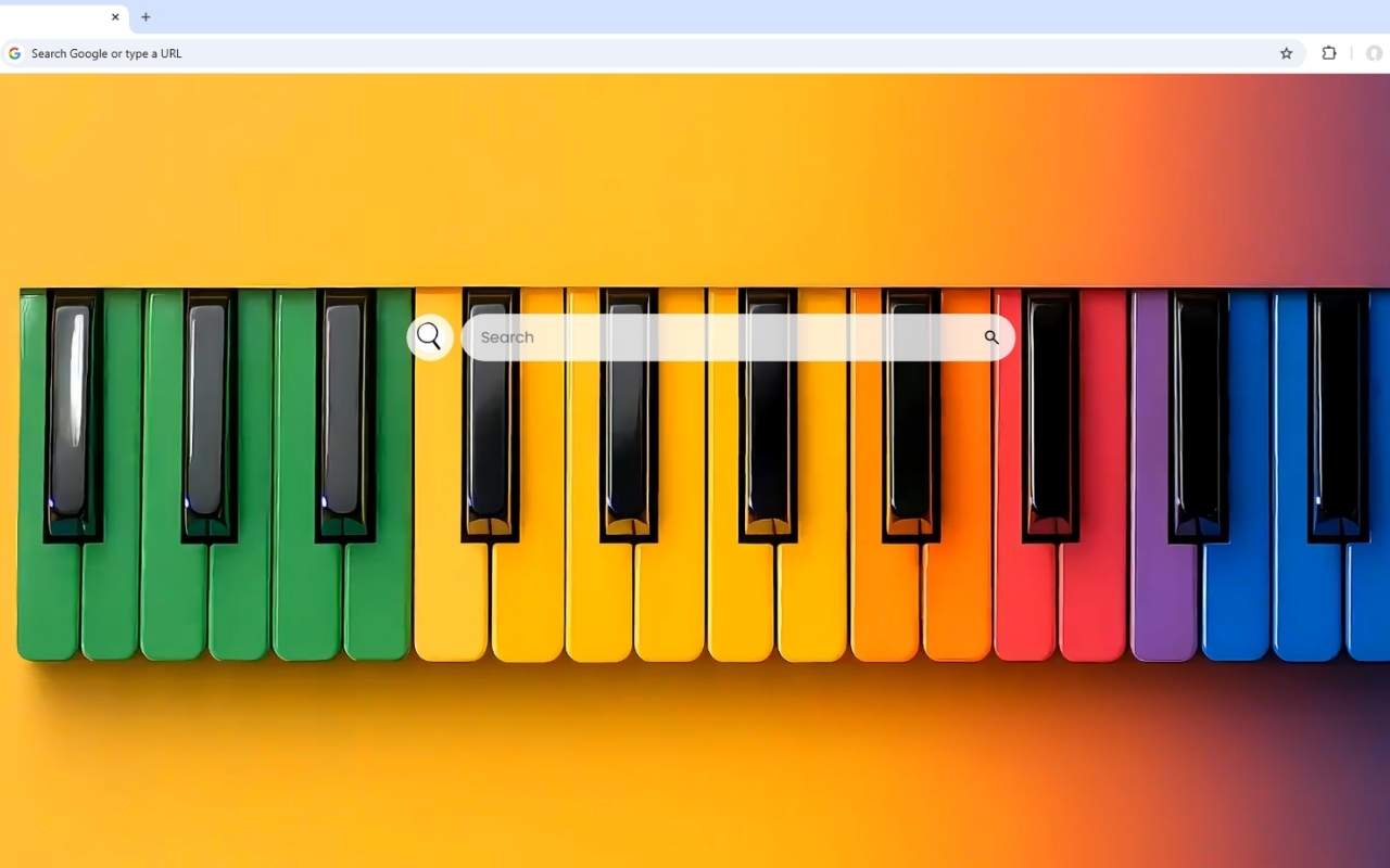 Colorful Piano Live Wallpaper